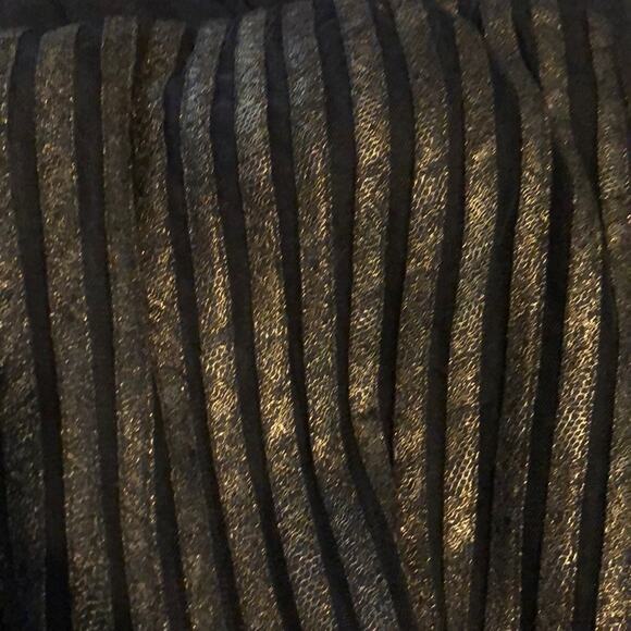 JS Collections WitchCore Goth GoblinCore Metallic Tulle Cocktail Vintage Dress - Picture 9 of 9